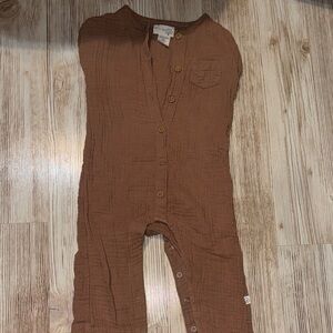 Cozy Brown Kids Bodysuit